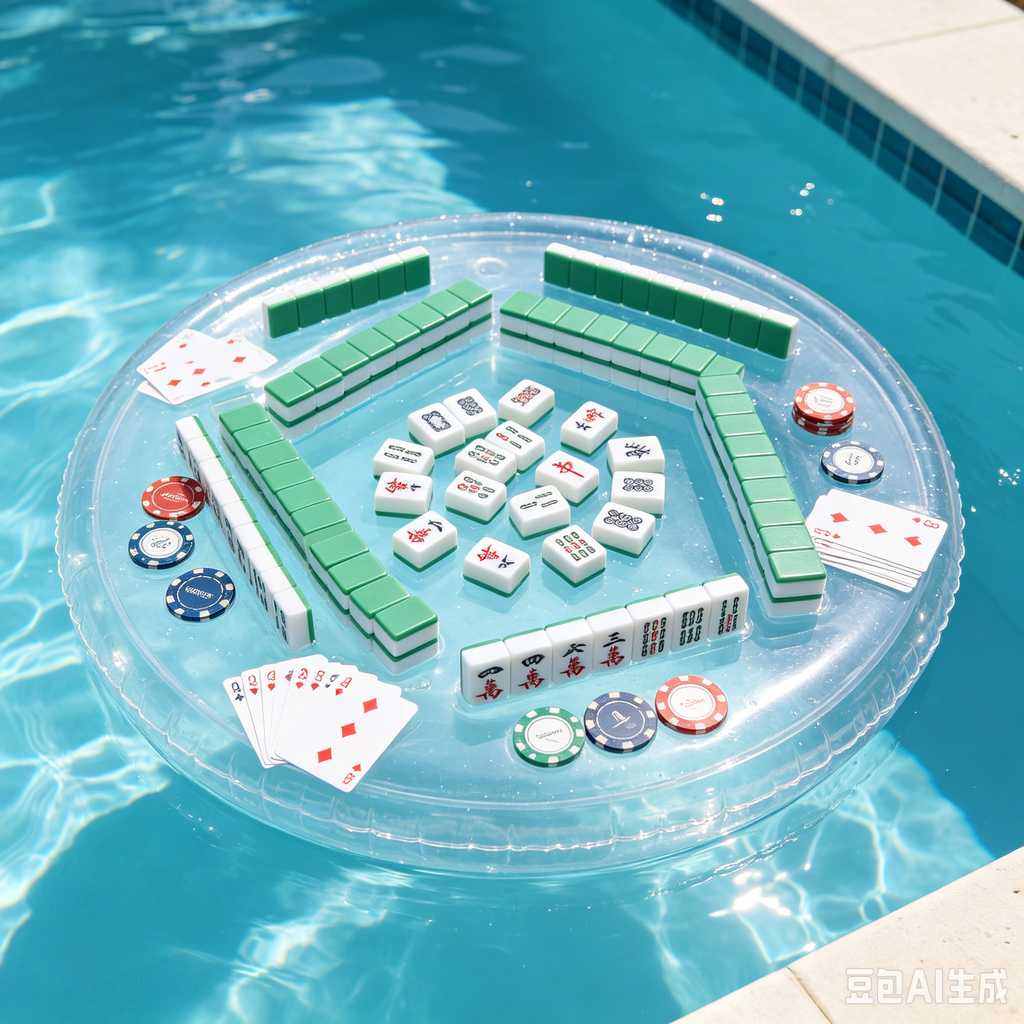cute mini mahjong tiles set
